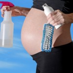 http://www.dreamstime.com/royalty-free-stock-photo-pregnant-woman-cleaning-products-safety-image34574335